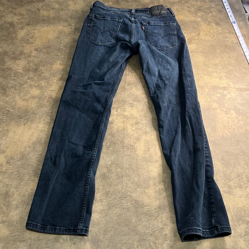 Levi's 511 Slim Fit Jeans Mens 32x34 Dark Wash Blue Denim Stretch 4649